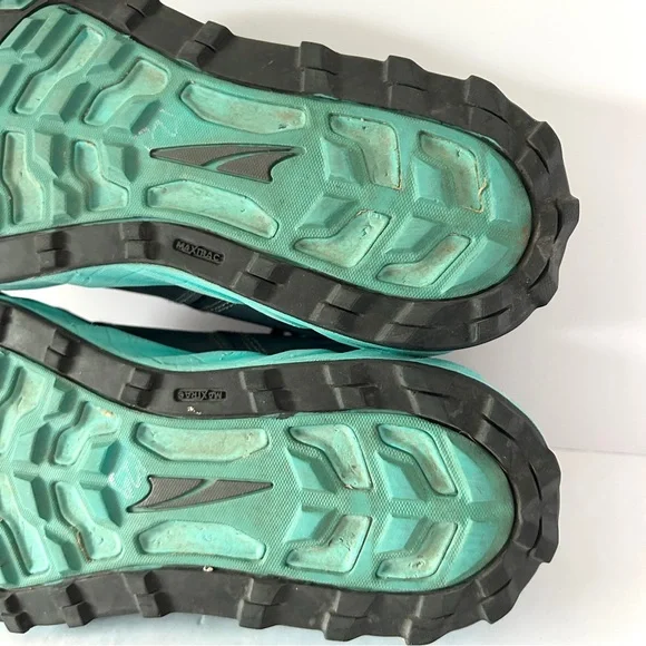 Altra Superior 5 Trail Running Shoes Zero Drop Womens 8.5 Gray Green AL0A5483202 - Picture 11 of 13